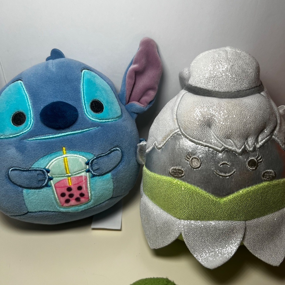 Lot of Assorted Disney Plush Tsum Squishmallow Stitch Tinkerbell Nemo Stuffies - Picture 4 of 6